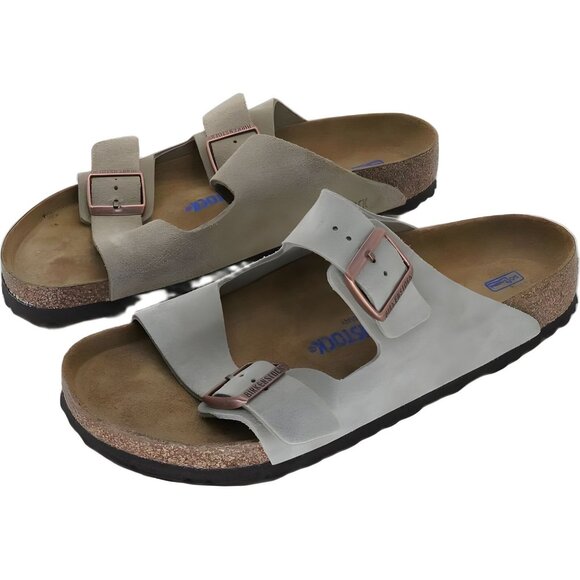 Birkenstock Arizona Oiled Leather Sandals Men EU 43 Two Different Colors - Picture 2 of 6